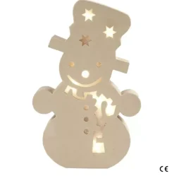 Figura Muñeco de Nieve con Luz Creativ Company