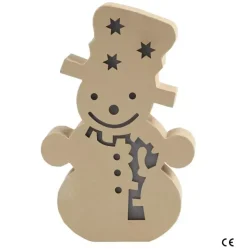 Figura Muñeco de Nieve con Luz Creativ Company