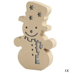 Figura Muñeco de Nieve con Luz Creativ Company