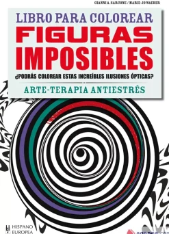 Figuras imposibles Libro para colorear arte-terapia antiestrés