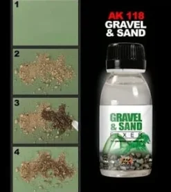 Fijador de graba y arena AK Interactive 100ml
