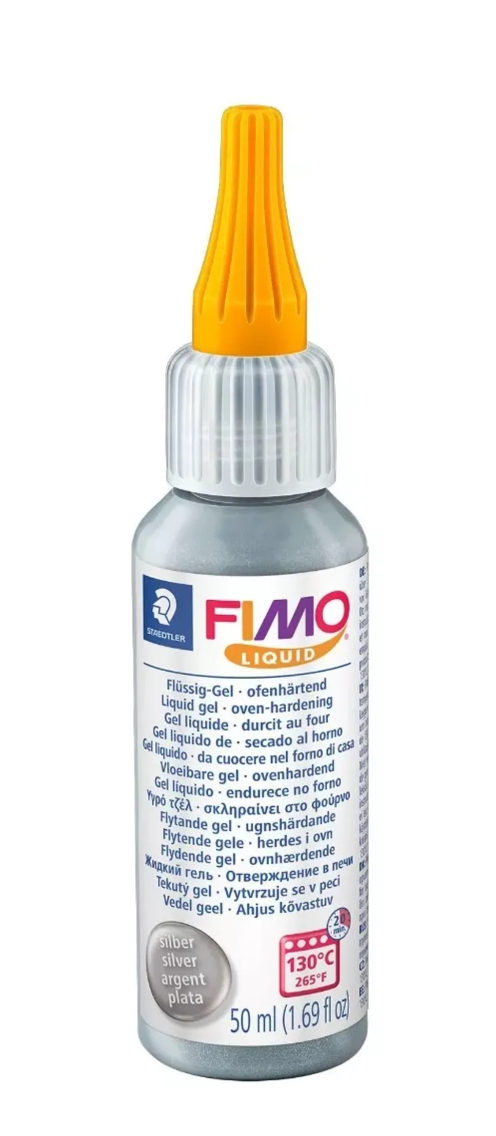 Fimo Líquido Gel Decorativo Plata 50ml Staedtler