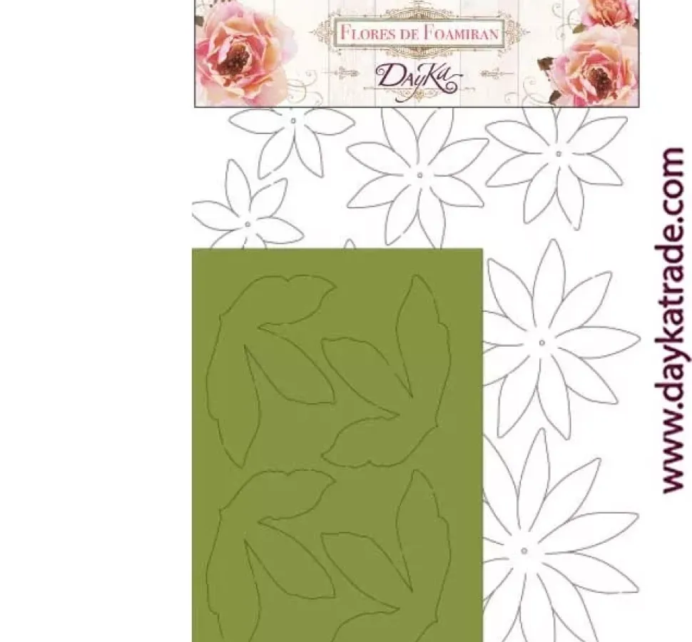 Flor de Foamiran Dalia Pompón Dayka