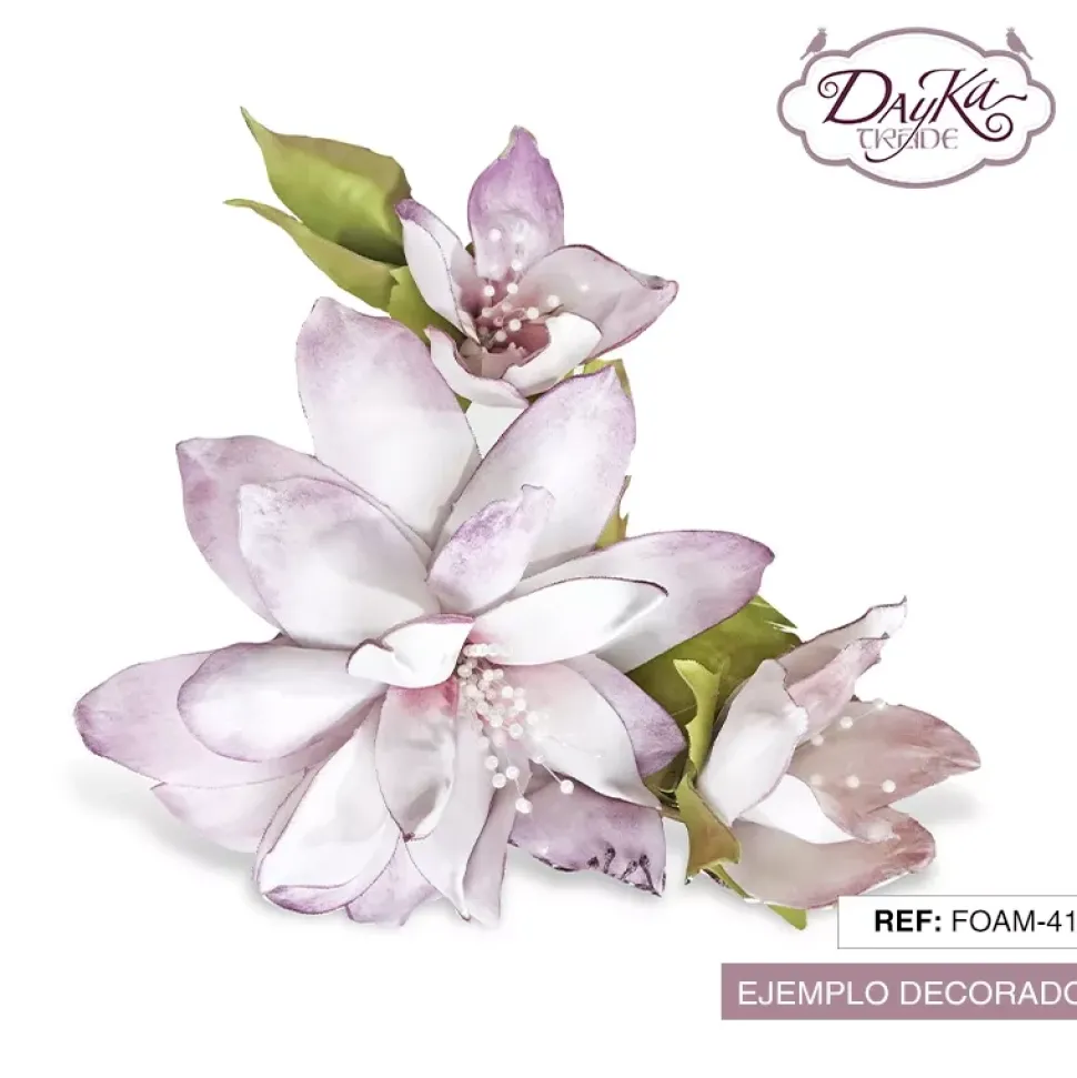 Flor de Foamiran Flor del Paraíso Dayka