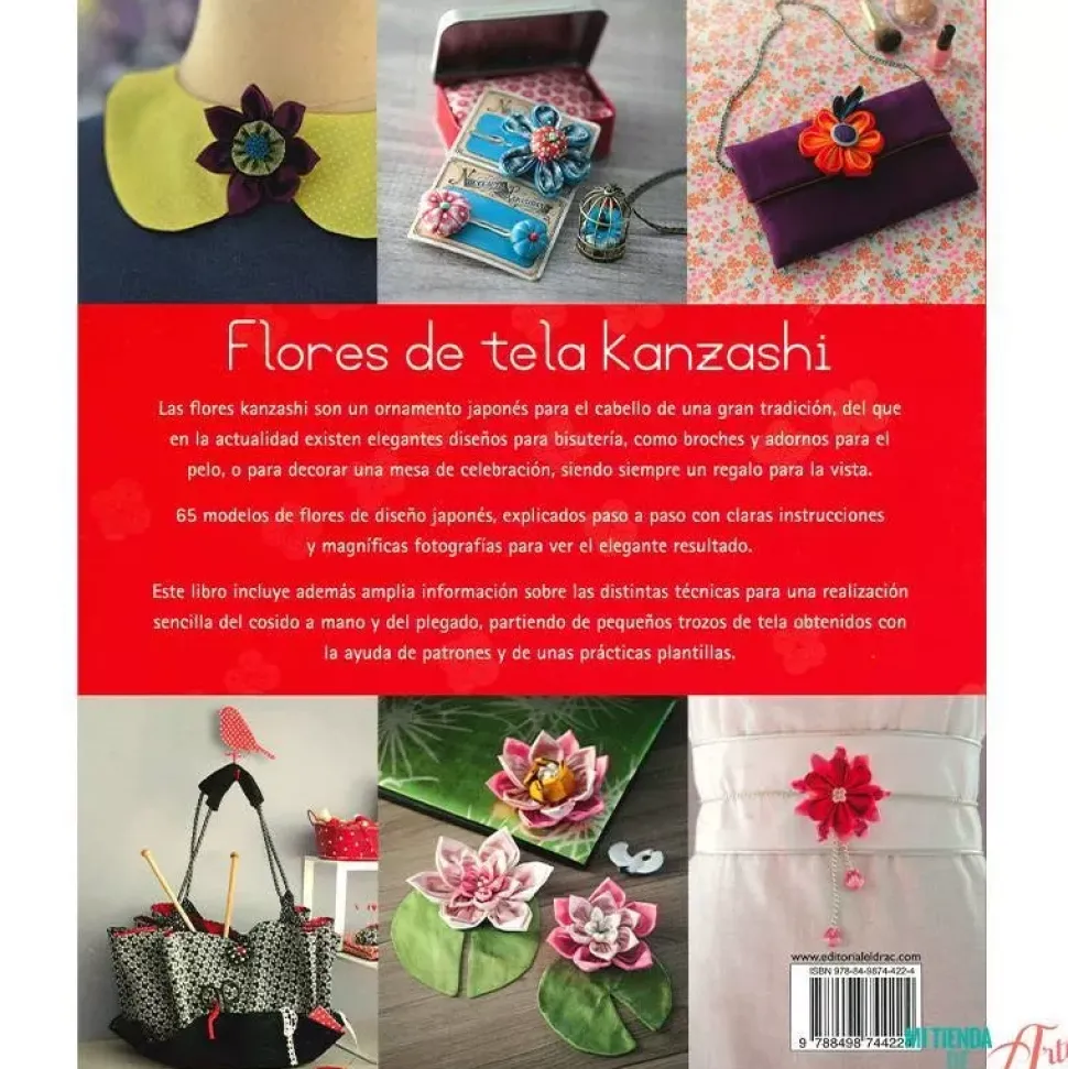 Flores de tela kanzashi