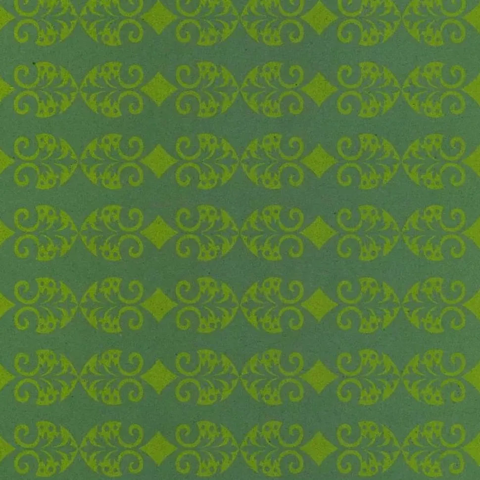 Foamy Goma EVA Brocado sobre verde 2mm