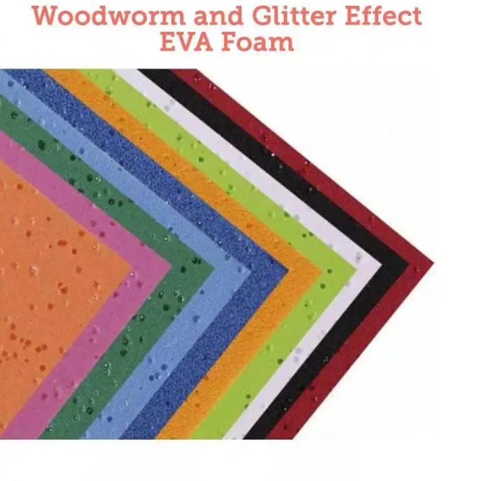 Foamy Goma EVA Carcoma Glitter 60x40cm 2mm