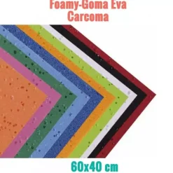 Foamy Goma EVA Carcoma Glitter 60x40cm 2mm