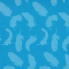 Foamy Goma EVA estampado Plumas fondo azul