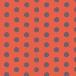 Foamy Goma EVA estampado Lunares grises fondo naranja