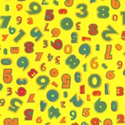 Foamy Goma EVA estampado números