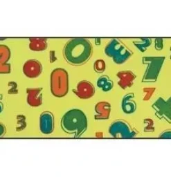 Foamy Goma EVA estampado números