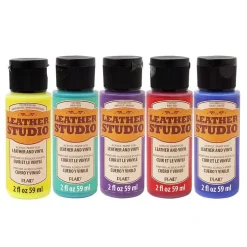 FolkArt Leather Studio - Pintura de cuero y vinilo