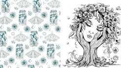 Forestcore Coloring Book