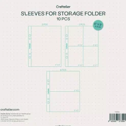Fundas Para Organizador de Sellos y Troqueles Craftelier 6"x8"