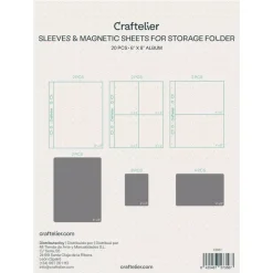 Fundas y Hojas Magnéticas Para Organizador Craftelier
