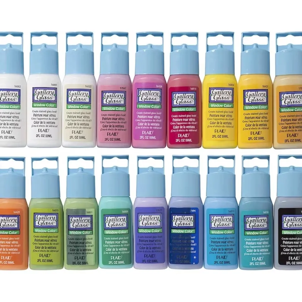 Gallery Glass Pintura para vidrio y cristal Plaid 59ml