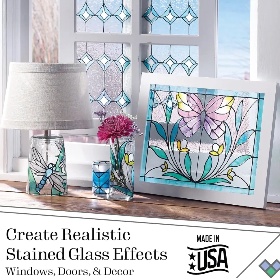 Gallery Glass Pintura para vidrio y cristal Plaid 59ml