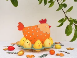 Gallina Huevera de Madera Les Poulettes Artemio