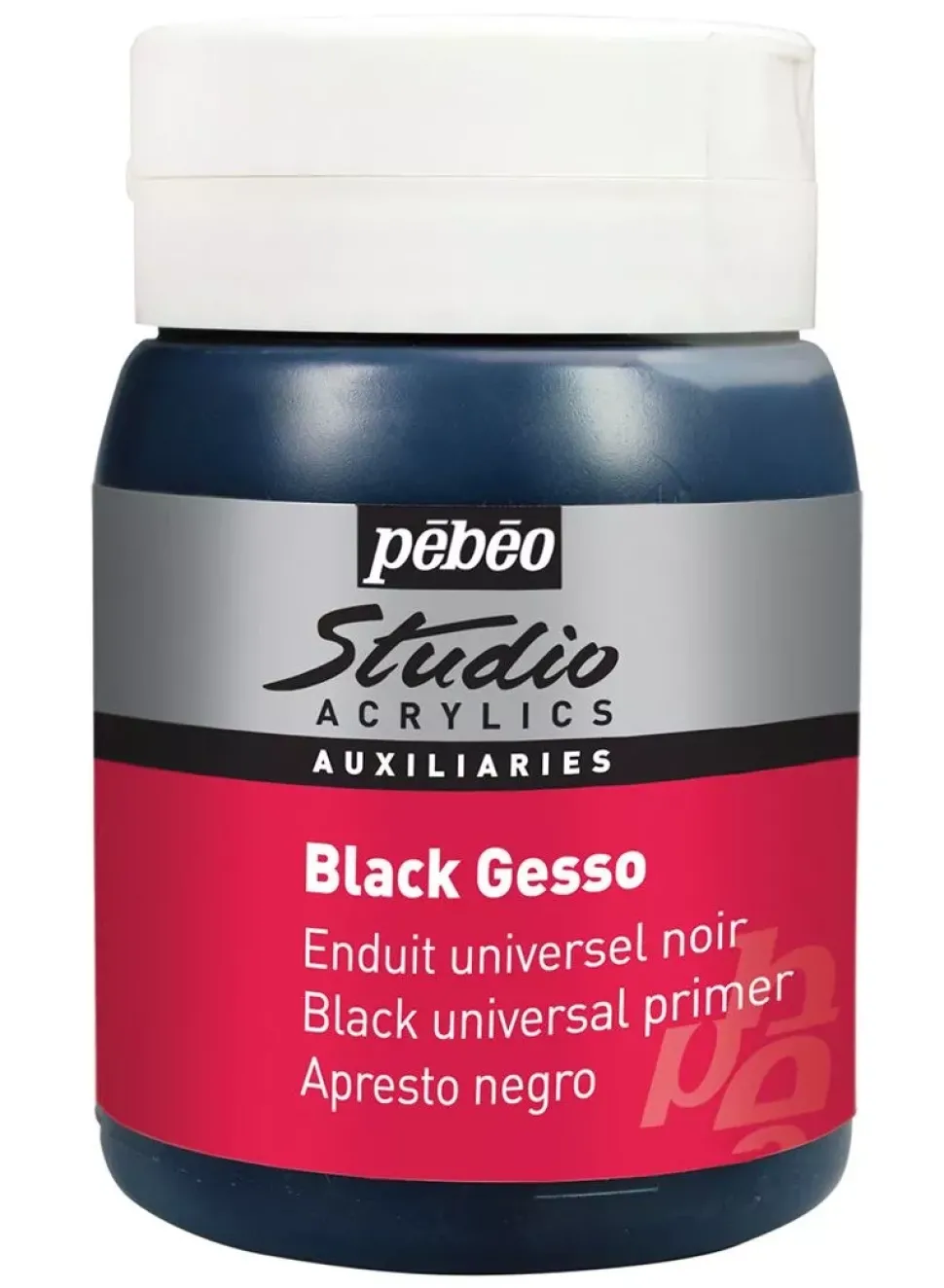 Gesso Negro Studio Acrylics Pebeo 500ml
