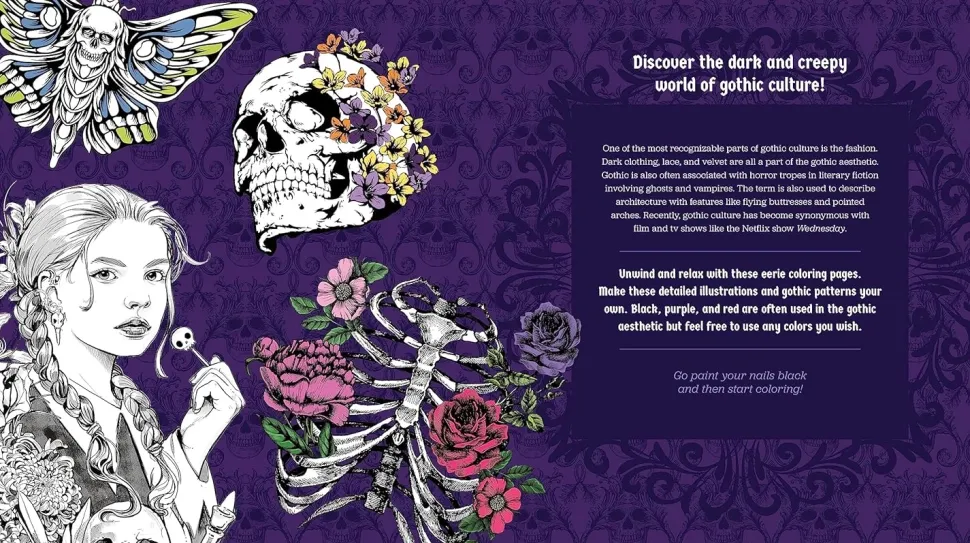 Gothic Coloring Book