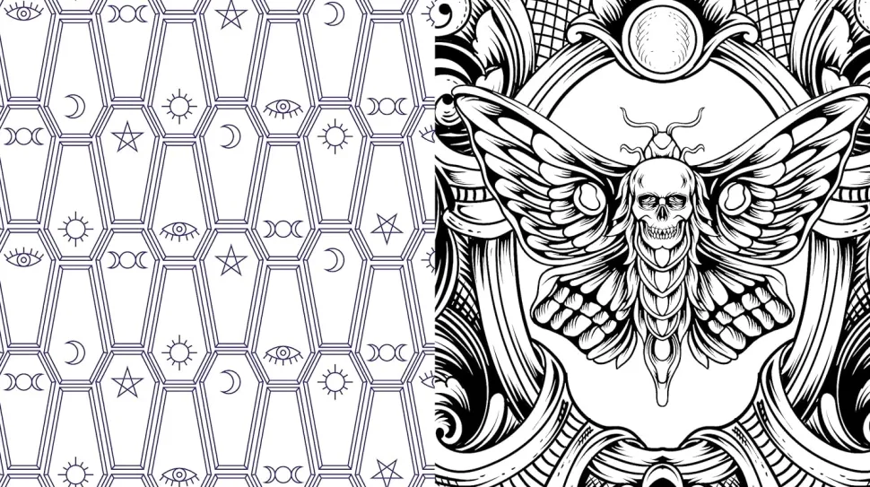 Gothic Coloring Book