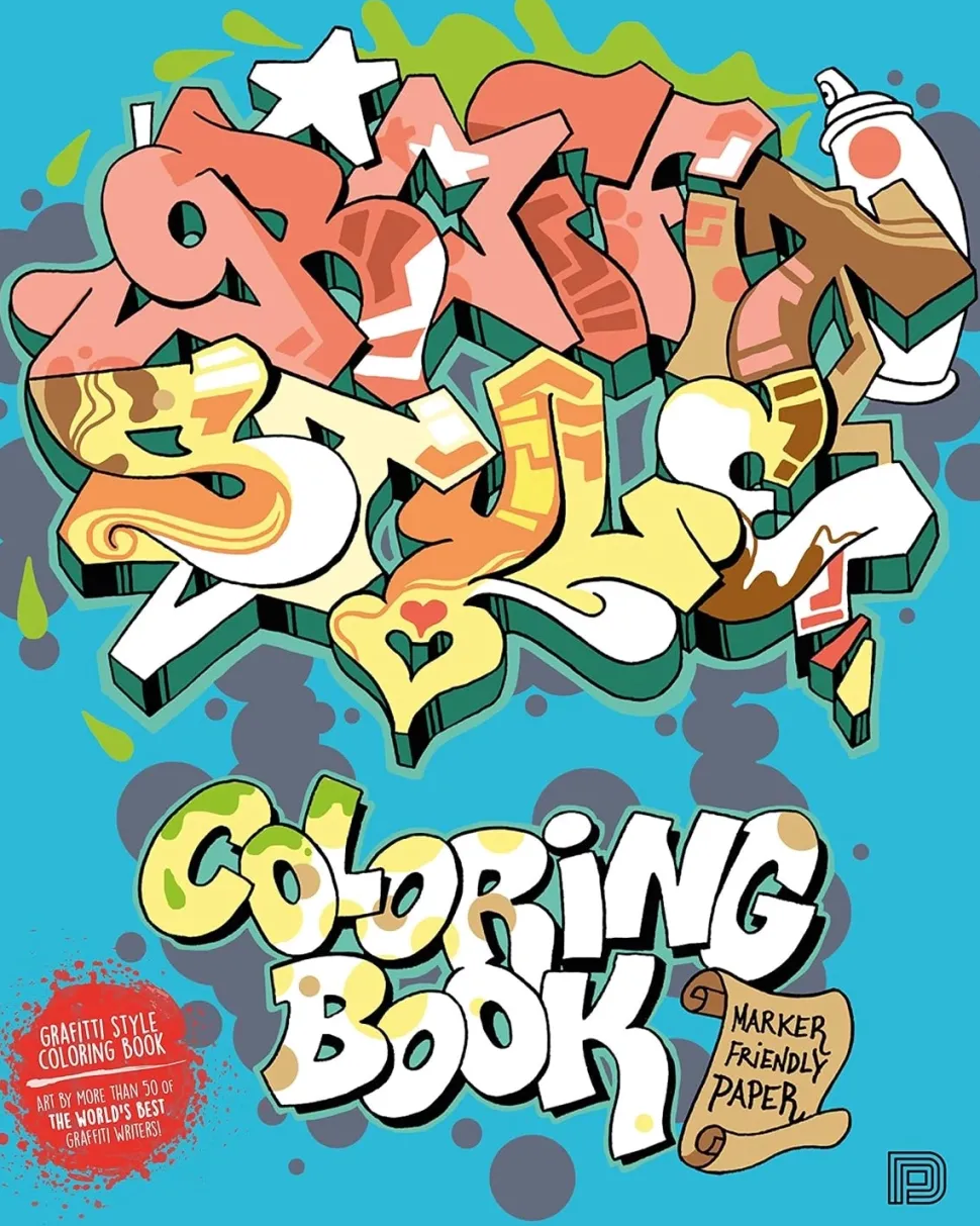 Graffiti Style Coloring Book