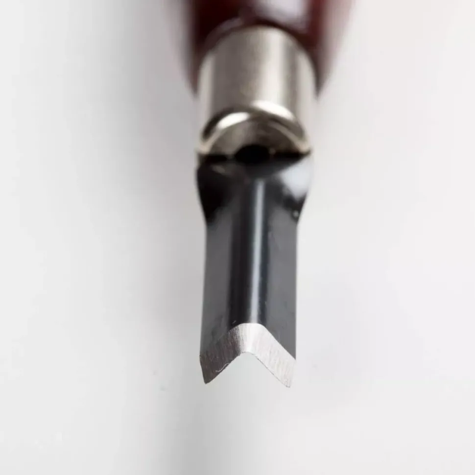 Gubia para talla V con abertura 6.5mm