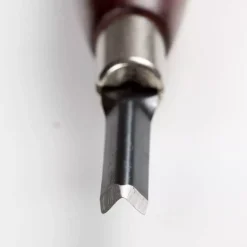 Gubia para talla V con abertura 4mm