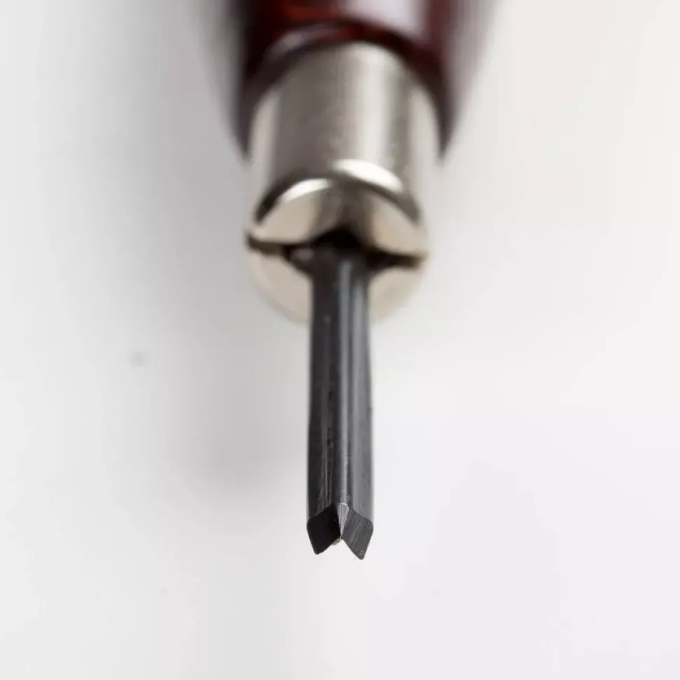 Gubia para talla V con abertura 2mm