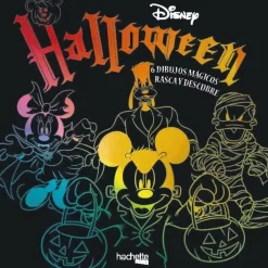 Halloween Disney 6 Dibujos Mágicos Rasca y Descubre