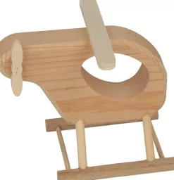 Helicóptero de madera Artemio