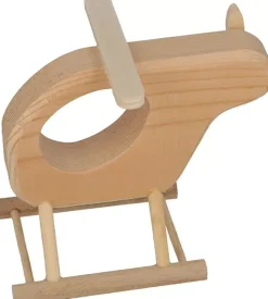 Helicóptero de madera Artemio