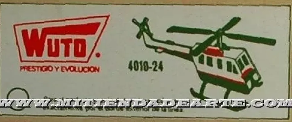 Helicóptero-24 Kits Recortables Serigrafiados de Marquetería 4010-24