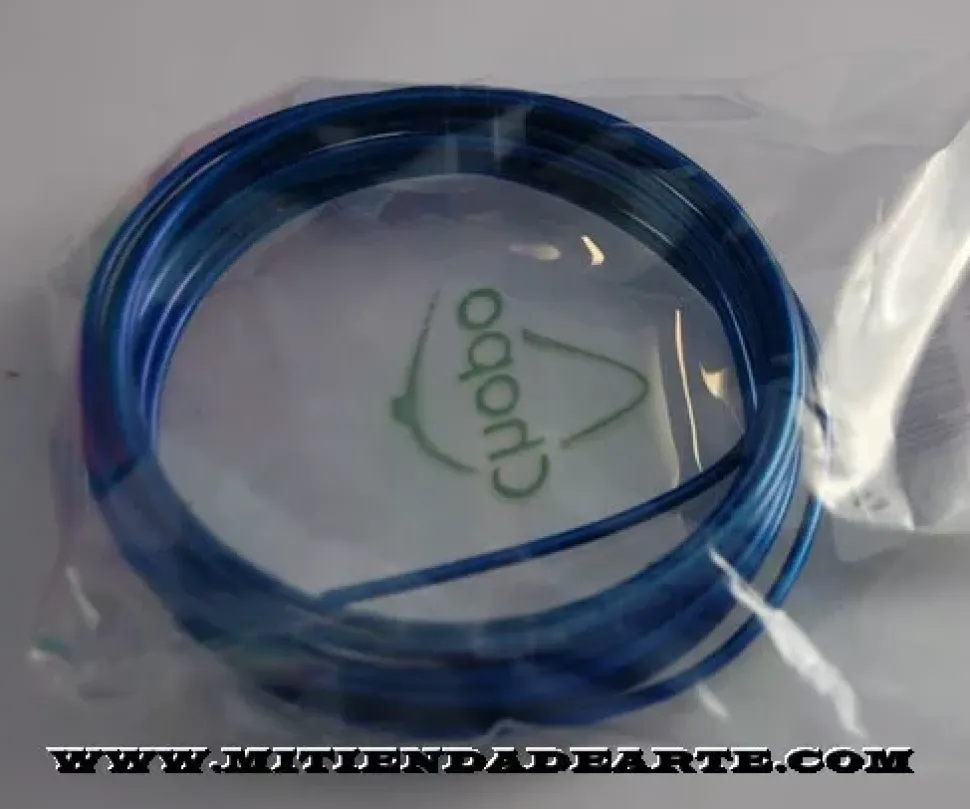 Hilo de aluminio azul 2mm