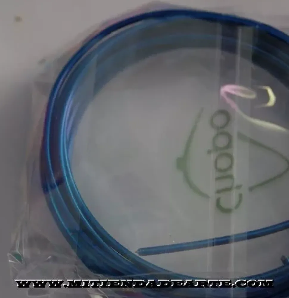 Hilo de aluminio azul 2mm