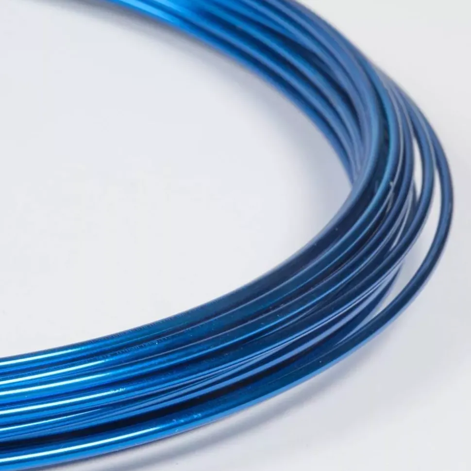 Hilo de aluminio azul 2mm
