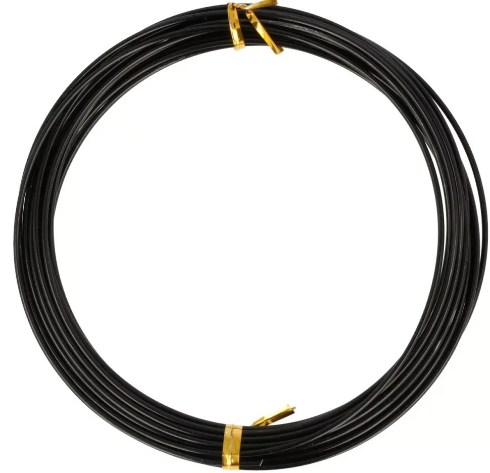 Hilo de aluminio negro 1,5mm Artemio