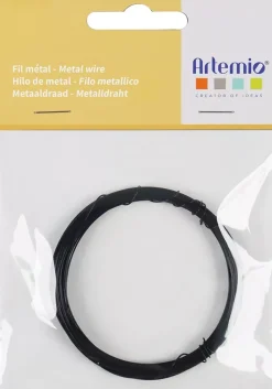 Hilo de metal Negro Artemio 0,5mm