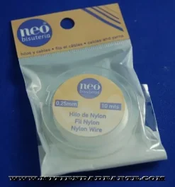 Hilo de nylon 0,25 mm Neo Bisutería