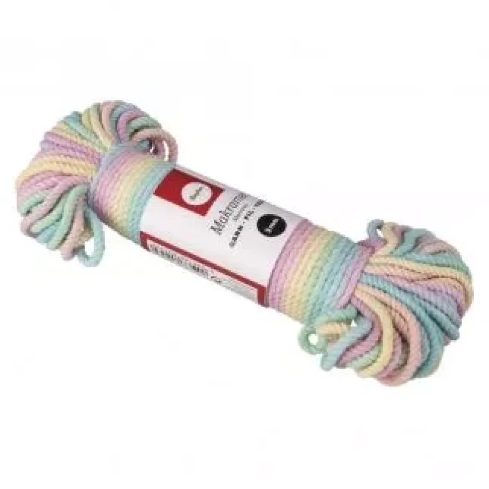 Hilo Macramé Trenzado Arcoiris Rayher 3mm