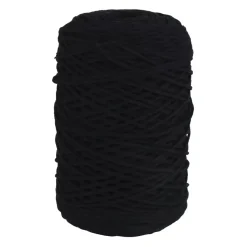 Hilo Macramé Trenzado Reciclado Negro Rayher 2mm