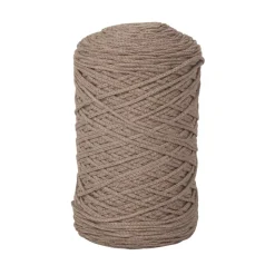 Hilo Macramé Trenzado Reciclado Gris Rayher 2mm