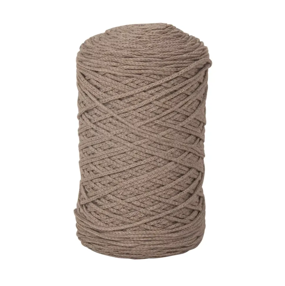 Hilo Macramé Trenzado Reciclado Gris Rayher 2mm
