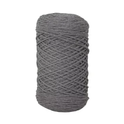 Hilo Macramé Trenzado Reciclado Gris Oscuro Rayher 2mm