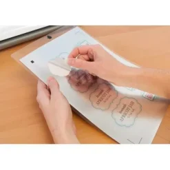 Hojas Adhesivas Imprimibles Plateado Silhouette