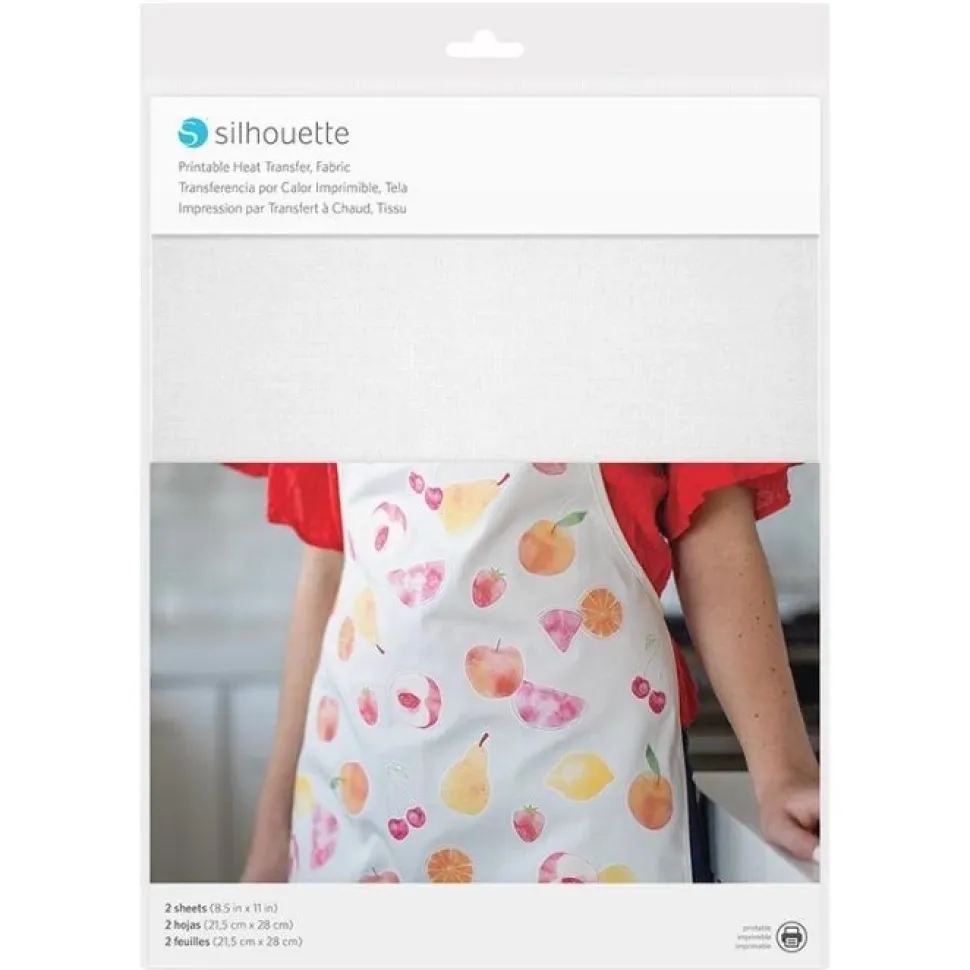 Hojas transferibles imprimibles Tela Silhouette 21,5x28cm