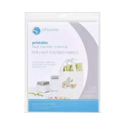 Hojas Transferibles Imprimibles Blanco Silhouette Colores Claros A4