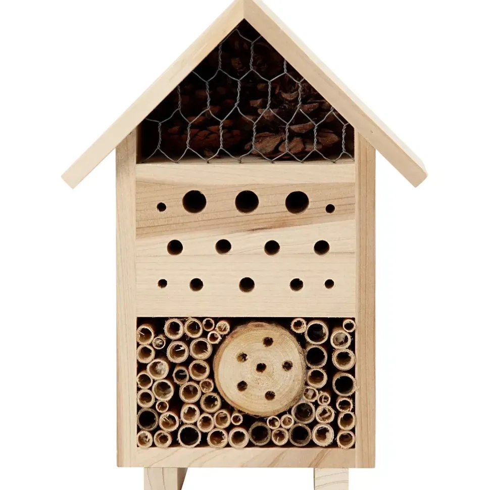 Hotel para insectos de madera