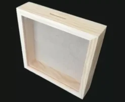 Hucha con Cristal Artiwood 15x15cm